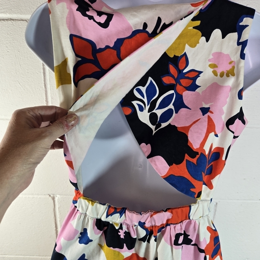 Anthropologie Whit Two Floral Cut Out Dress - Picture 9 of 13